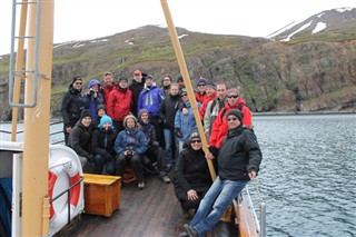 group photo on Knörrinn 2014