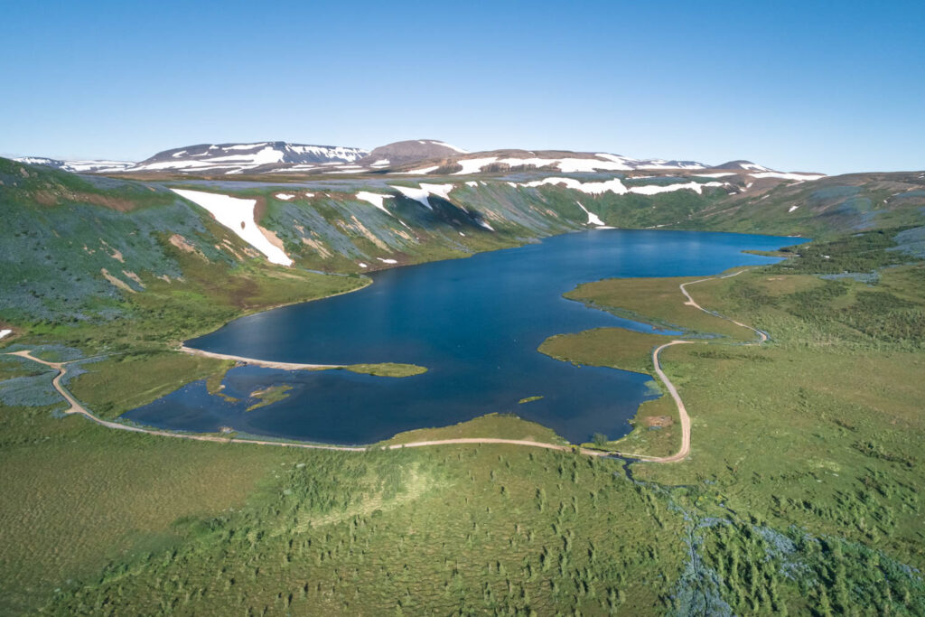 Lake Botnsvatn near Húsavík