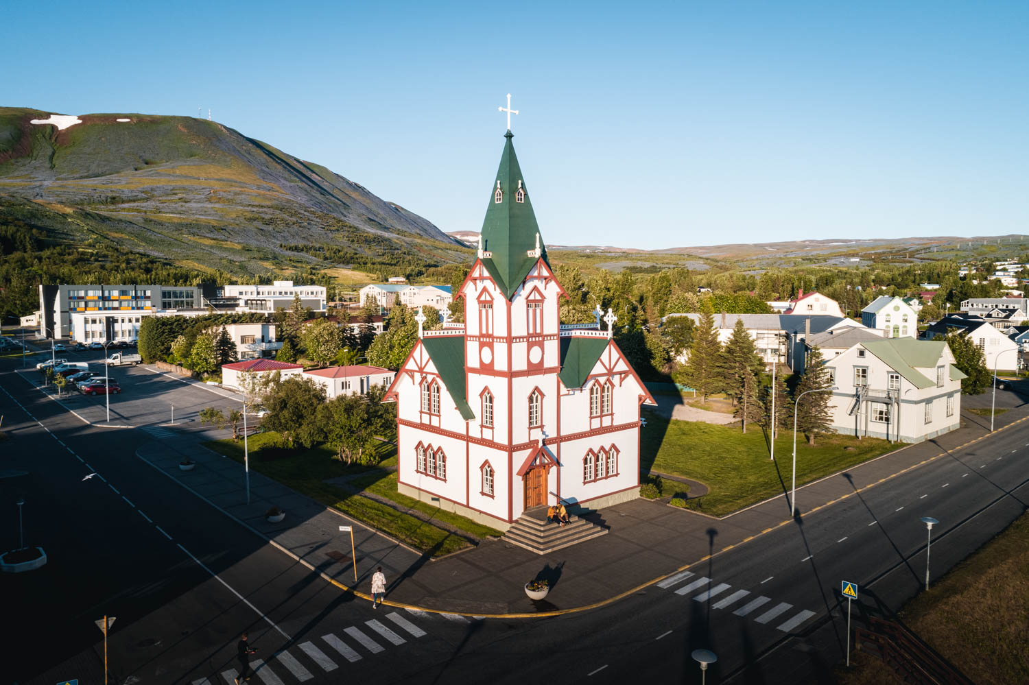 The wooden church of Húsavík
