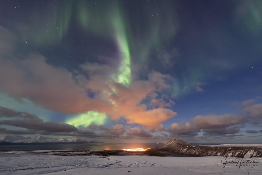 Northern Lights over Húsavík