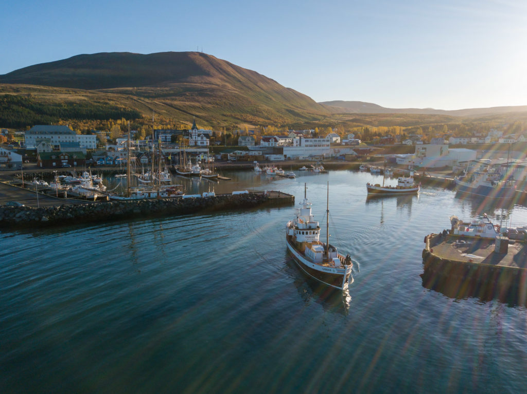 Leaving Husavik harbour