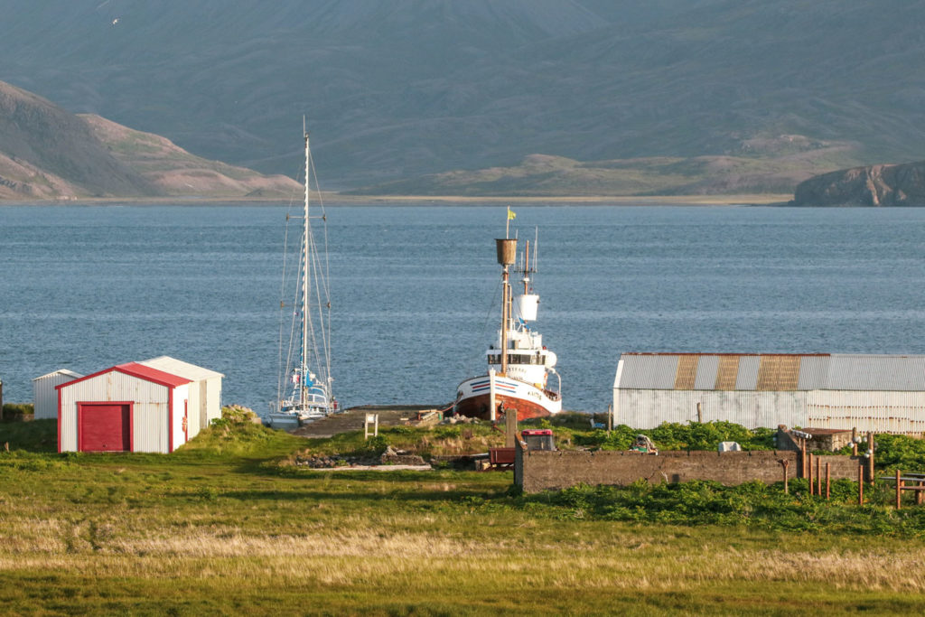 Gamla höfnin í Flatey © Christian Schmidt