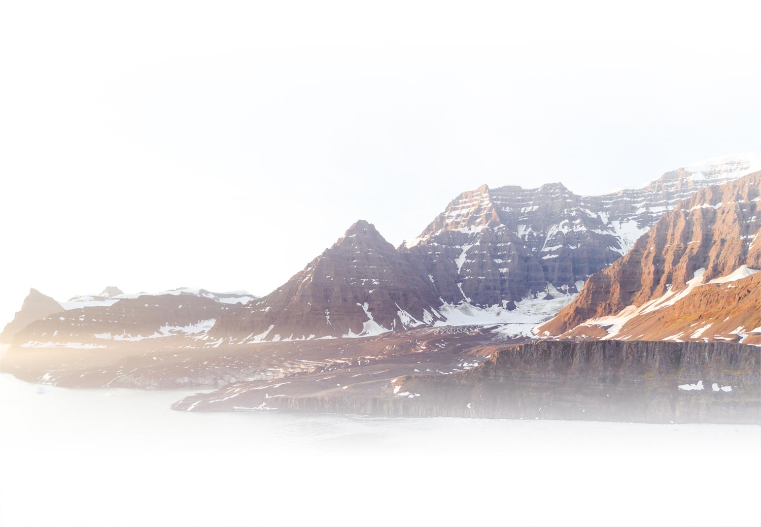 Mountain view in Scoresby Sound