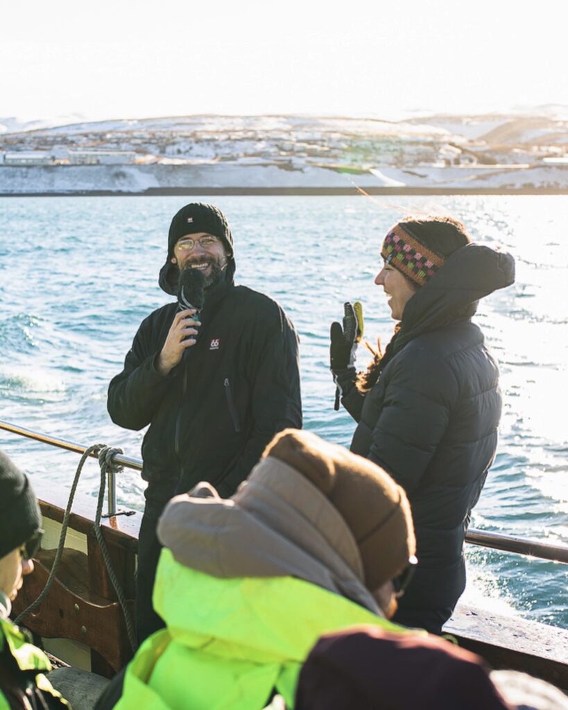 Happy crew onboard