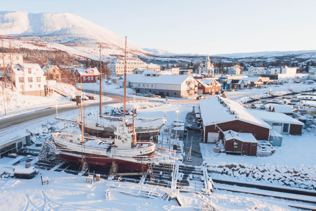 Northsailing shipyard in Húsavík.