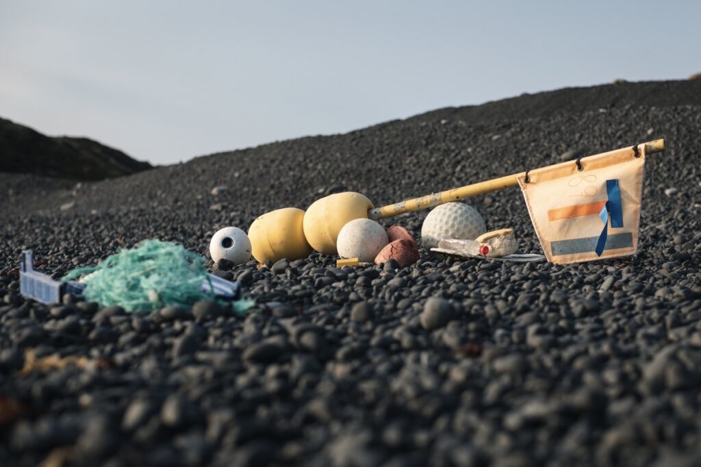 Beach clean up Iceland