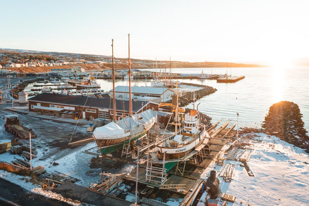 North Sailing shipyard in Húsavík.